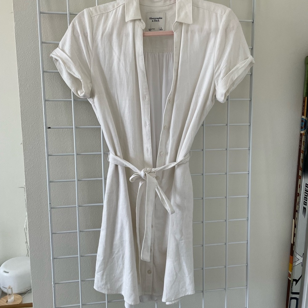 Linen Shirt Dress
